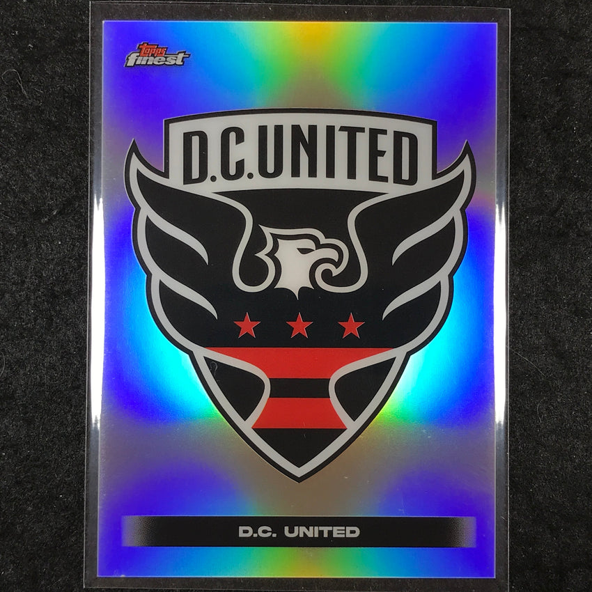 2024 Topps Finest MLS D.C. UNITED Team Logo #8