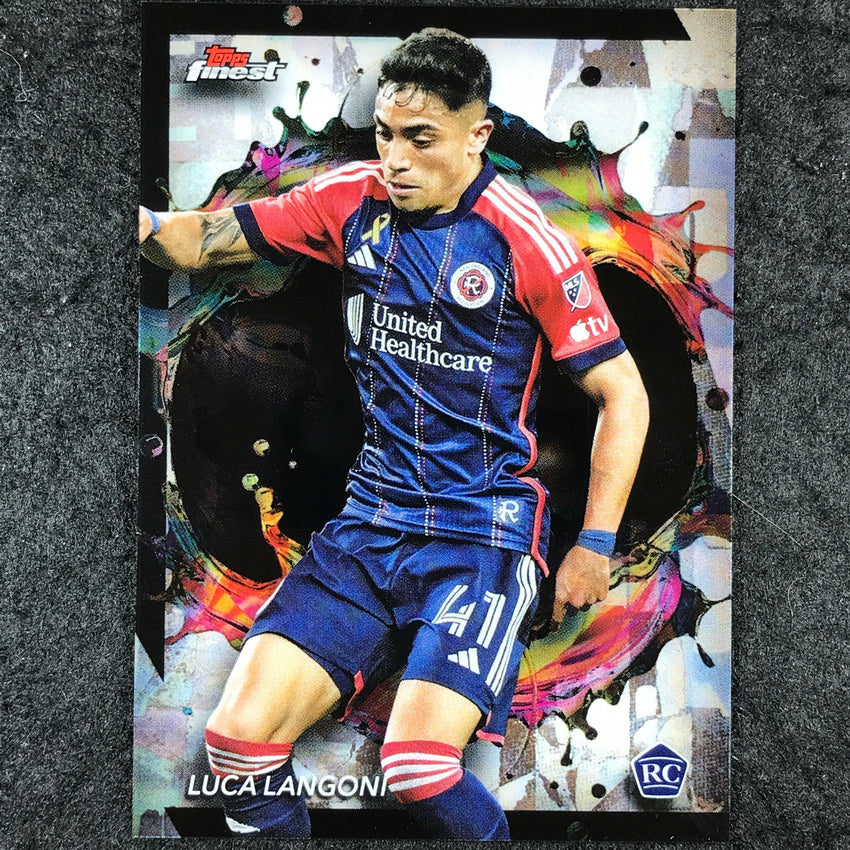 2024 Topps Finest MLS LUCA LANGONI Rookie Base Rare #253