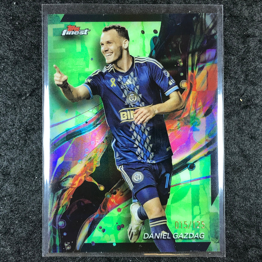 2024 Topps Finest MLS DANIEL GAZDAG Common Neon Green 15/125 #29