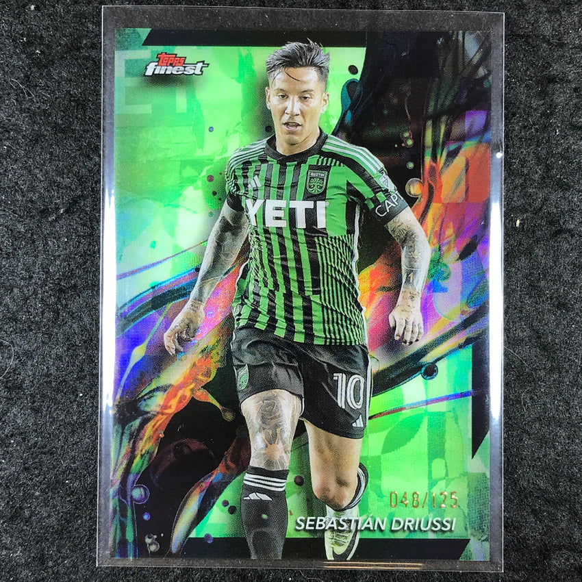 2024 Topps Finest MLS SEBASTIAN DRIUSSI Common Neon Green 48/125 #74