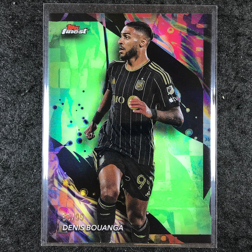2024 Topps Finest MLS DENIS BOUANGA Uncommon Neon Green 66/99 #105