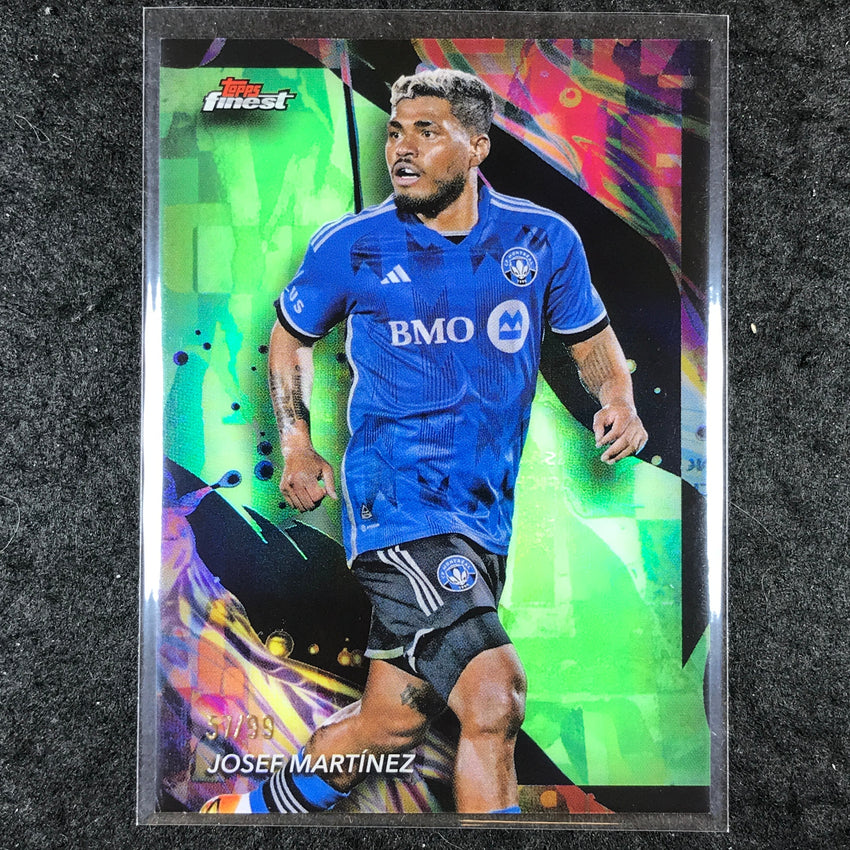 2024 Topps Finest MLS JOSEF MARTINEZ Uncommon Neon Green 57/99 #147
