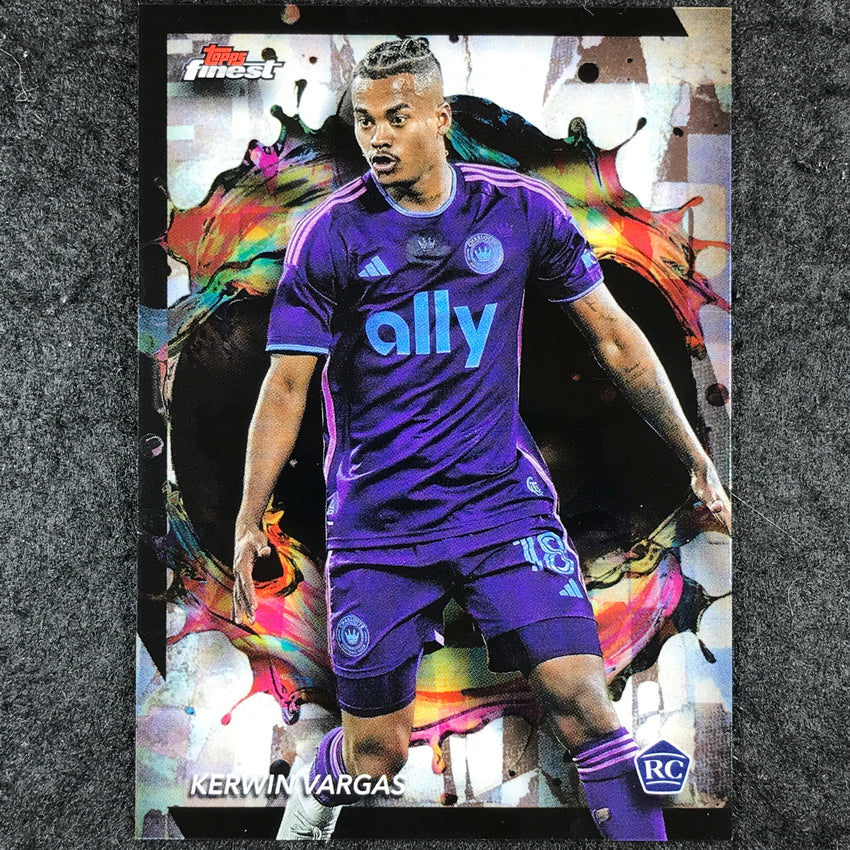 2024 Topps Finest MLS KERWIN VARGAS Rookie Base Rare #259