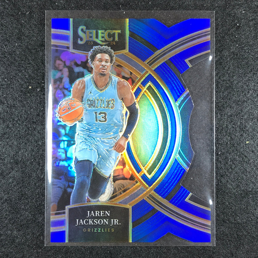 2023-24 Select JAREN JACKSON JR. Premier Level Blue Die-Cut 132/249 #171