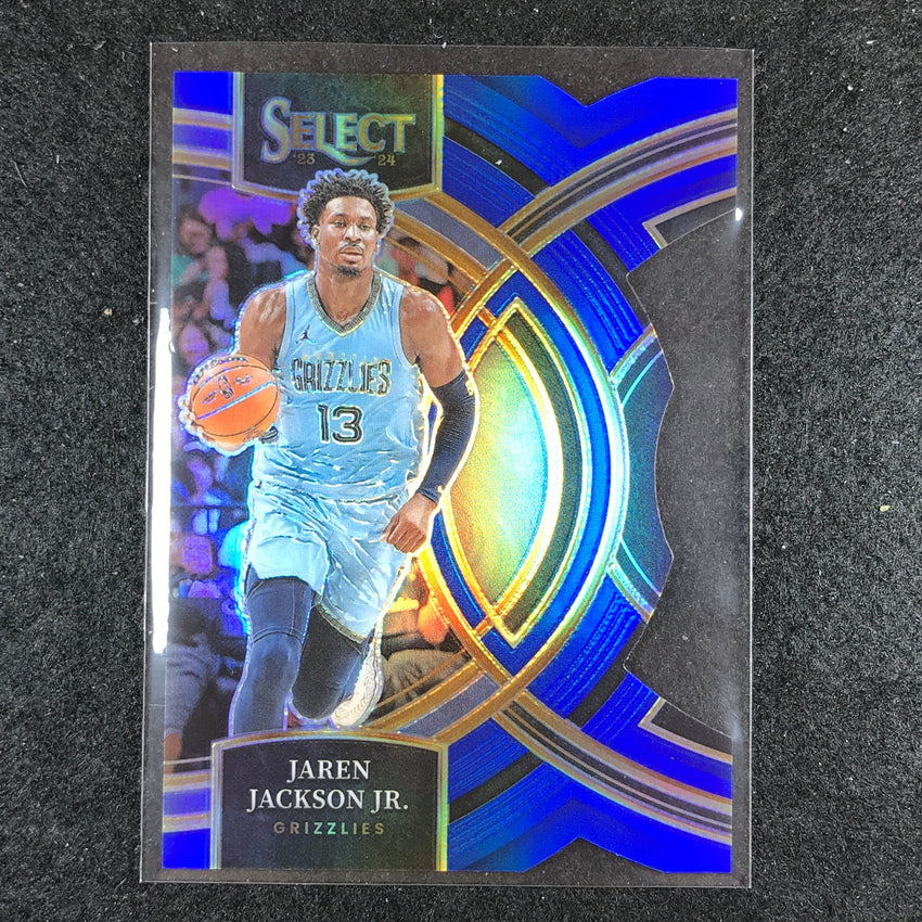 2023-24 Select JAREN JACKSON JR. Premier Level Blue Die-Cut 245/249 #171