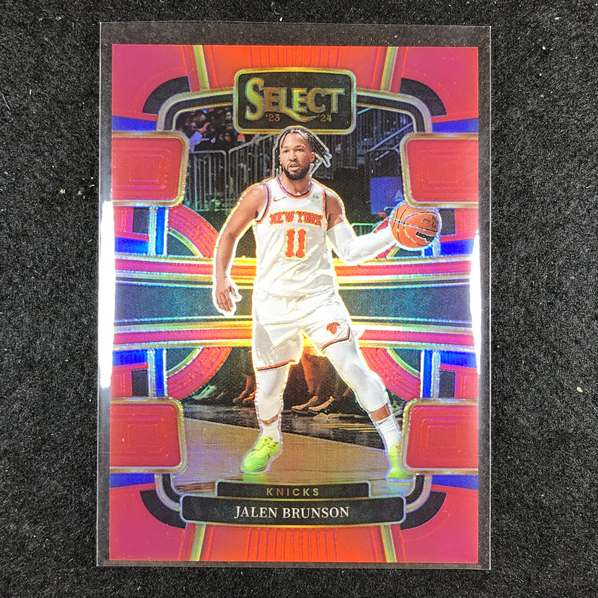 2023-24 Select JALEN BRUNSON Concourse Red 182/199 No. 7