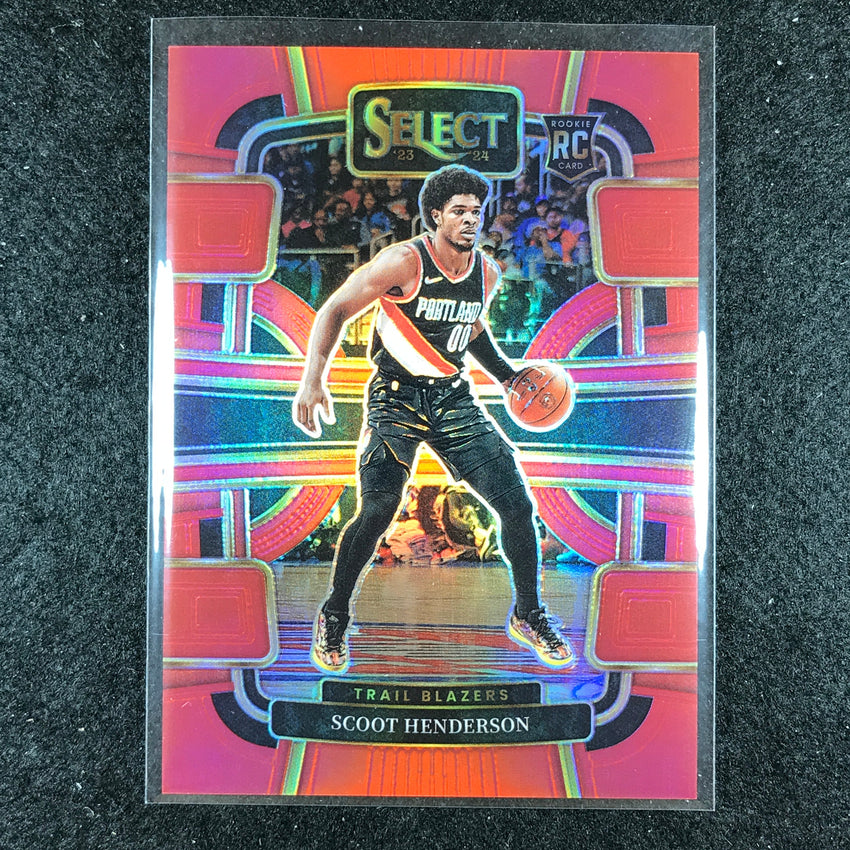 2023-24 Select SCOOT HENDERSON Concourse Rookie Red 195/199 No. 77