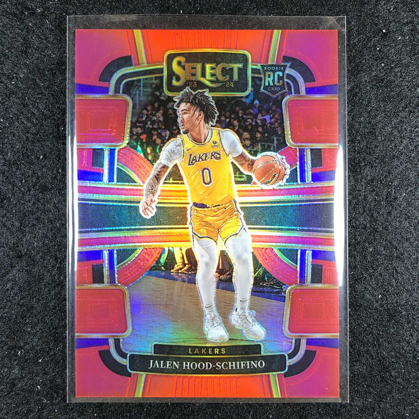 2023-24 Select JALEN HOOD-SCHIFINO Concourse Rookie Red 77/199 #99