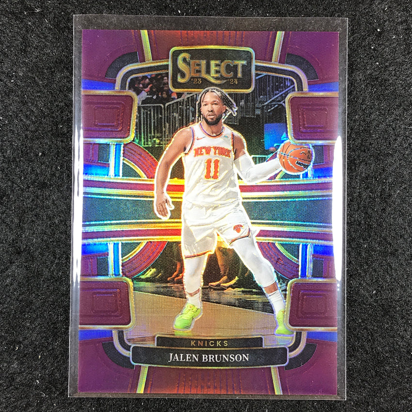 2023-24 Select JALEN BRUNSON Concourse Maroon 92/175 No. 7