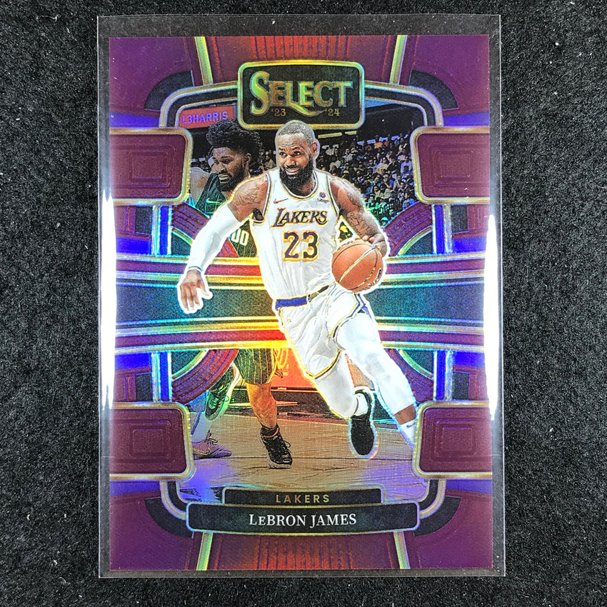2023-24 Select LEBRON JAMES Concourse Maroon 68/175 No. 66