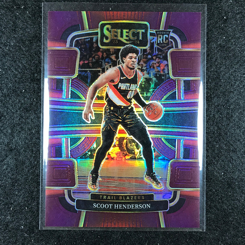 2023-24 Select SCOOT HENDERSON Concourse Rookie Maroon 24/175 No. 77