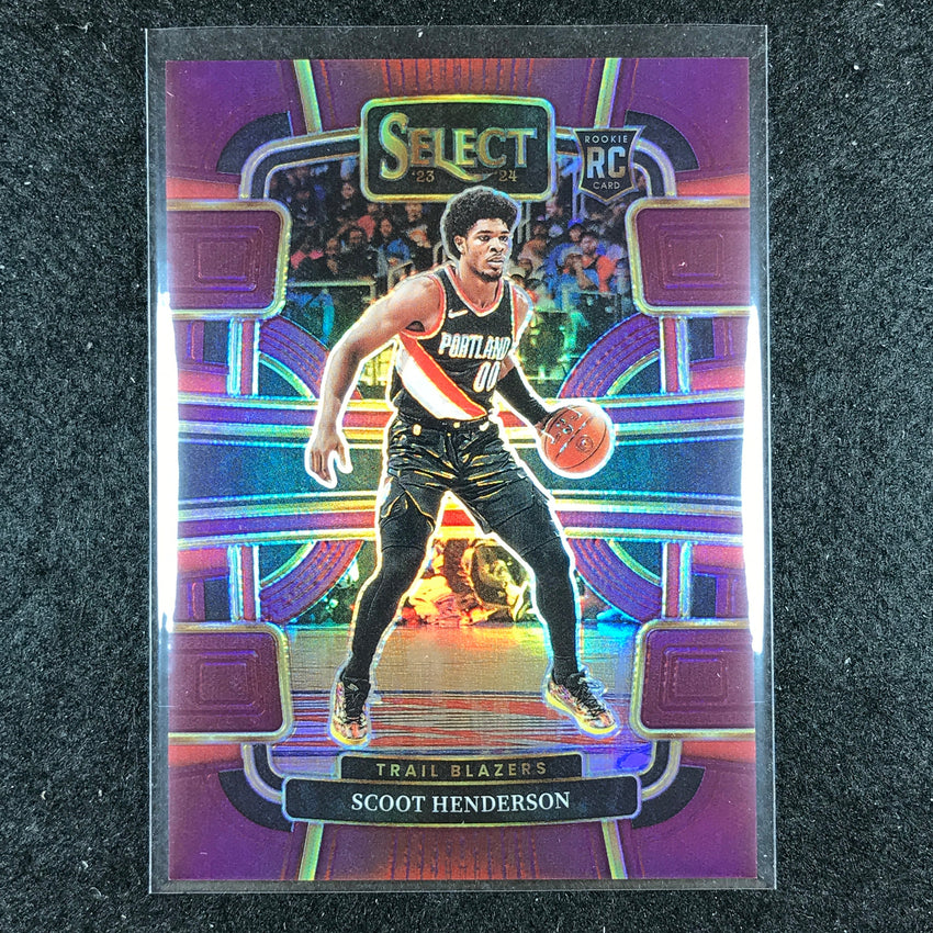 2023-24 Select SCOOT HENDERSON Concourse Rookie Maroon 110/175 No. 77