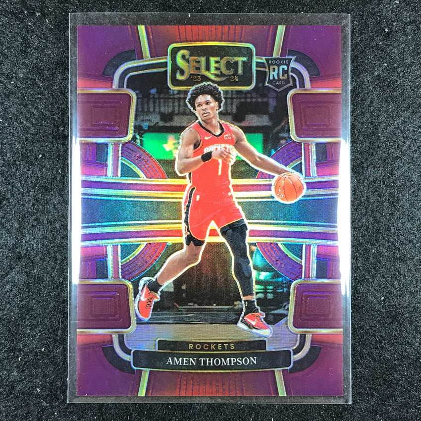 2023-24 Select AMEN THOMPSON Concourse Rookie Maroon 23/175 No. 96