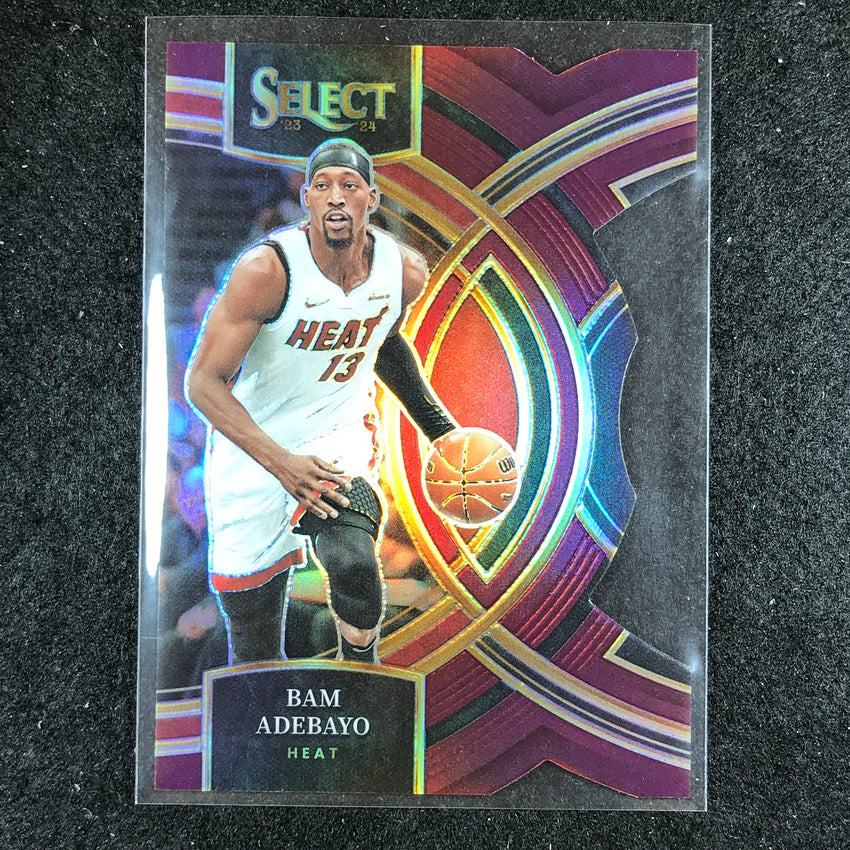 2023-24 Select BAM ADEBAYO Premier Level Maroon Die-Cut 79/175 #142