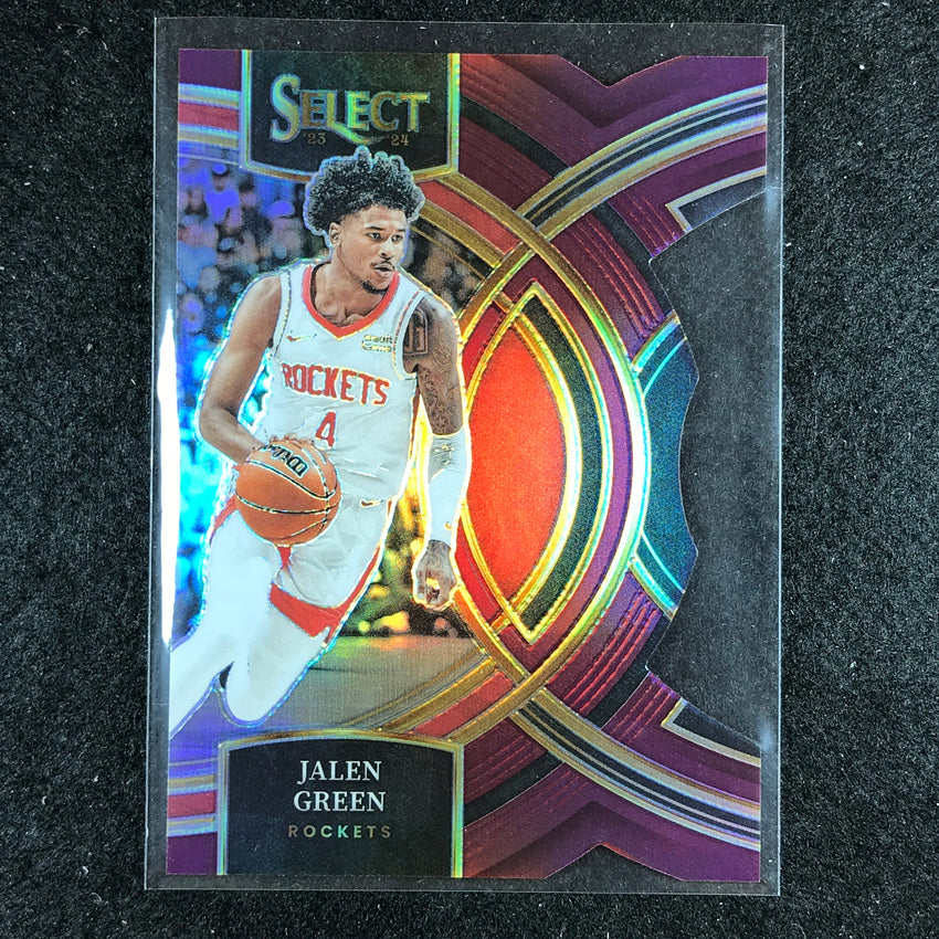 2023-24 Select JALEN GREEN Premier Level Maroon Die-Cut 12/175 #159