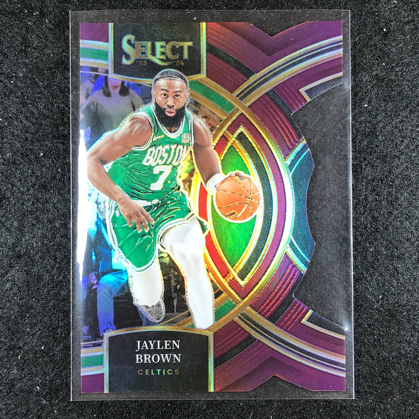 2023-24 Select JAYLEN BROWN Premier Level Maroon Die-Cut 160/175 No. 179
