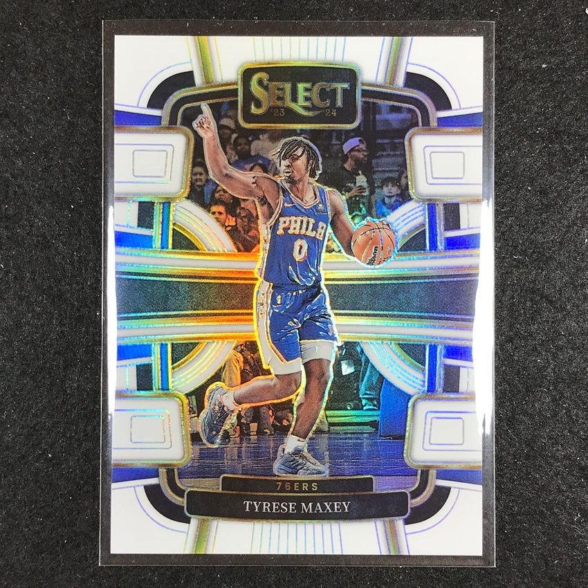 2023-24 Select TYRESE MAXEY Concourse White 104/149 No. 44