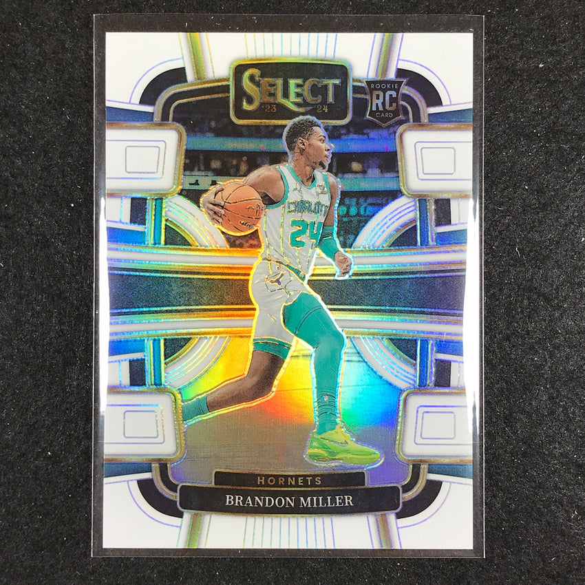 2023-24 Select BRANDON MILLER Concourse Rookie White 88/149 No. 80