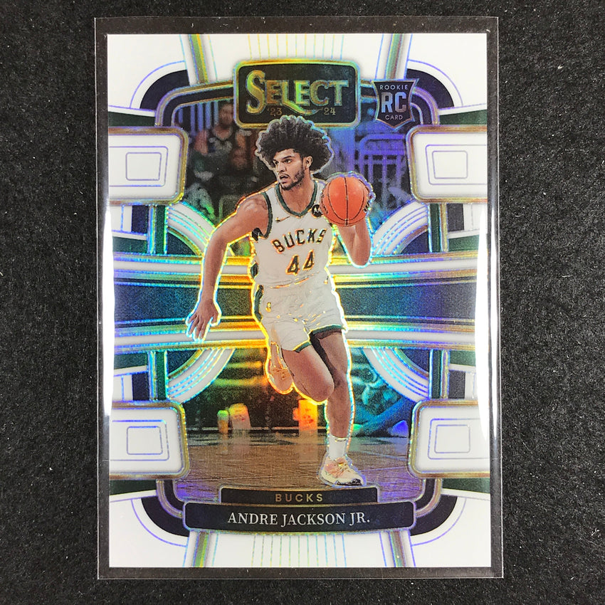 2023-24 Select ANDRE JACKSON JR. Concourse Rookie White 10/149 #98