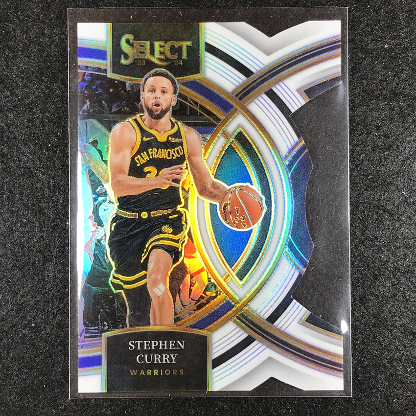 2023-24 Select STEPHEN CURRY Premier Level White Die-Cut 47/149 No. 145