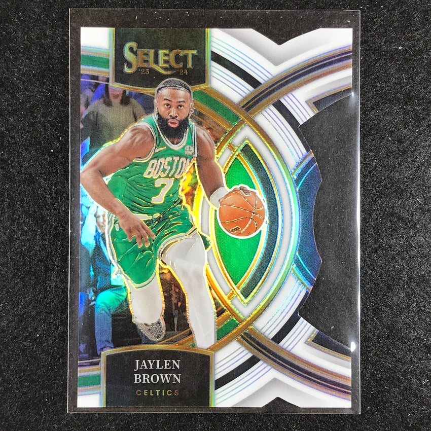 2023-24 Select JAYLEN BROWN Premier Level White Die-Cut 21/149 No. 179