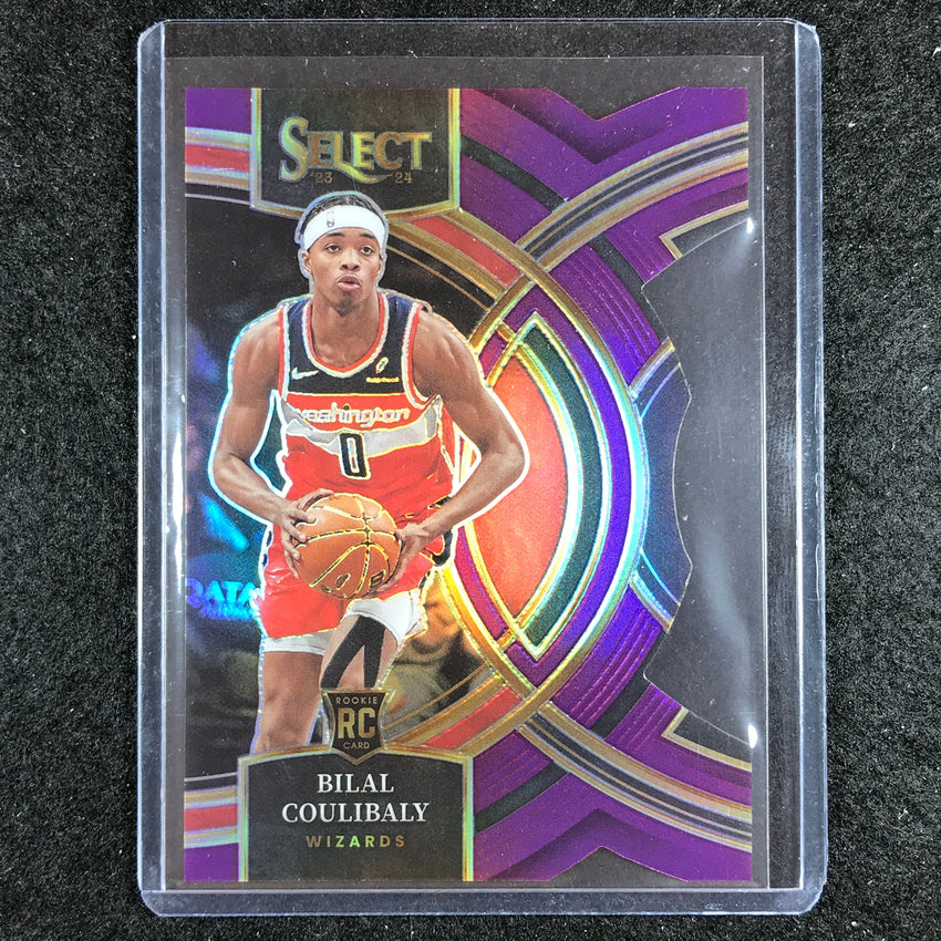 2023-24 Select BILAL COULIBALY Premier Level Rookie Purple Die-Cut 96/99 No. 131