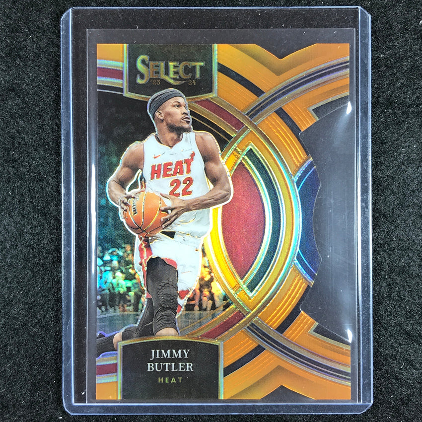 2023-24 Select JIMMY BUTLER Premier Level Orange Die-Cut 58/65 No. 161