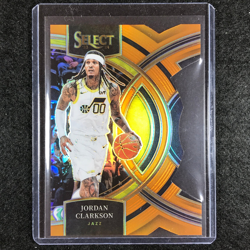 2023-24 Select JORDAN CLARKSON Premier Level Orange Die-Cut 17/65 #168