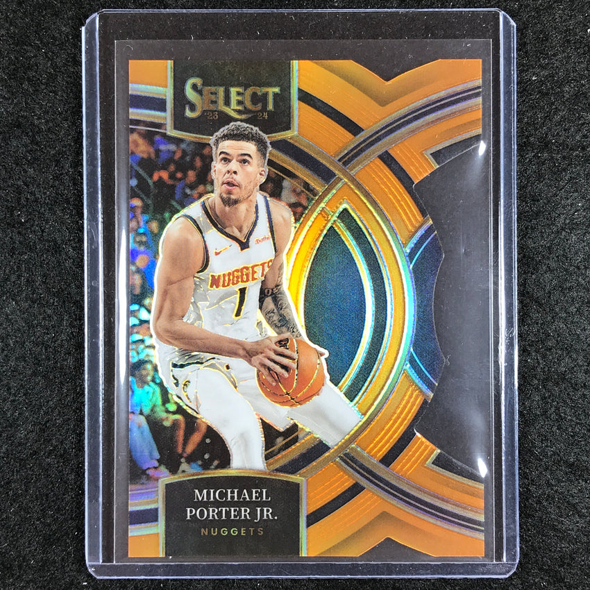 2023-24 Select MICHAEL PORTER JR. Premier Level Orange Die-Cut 17/65 #178