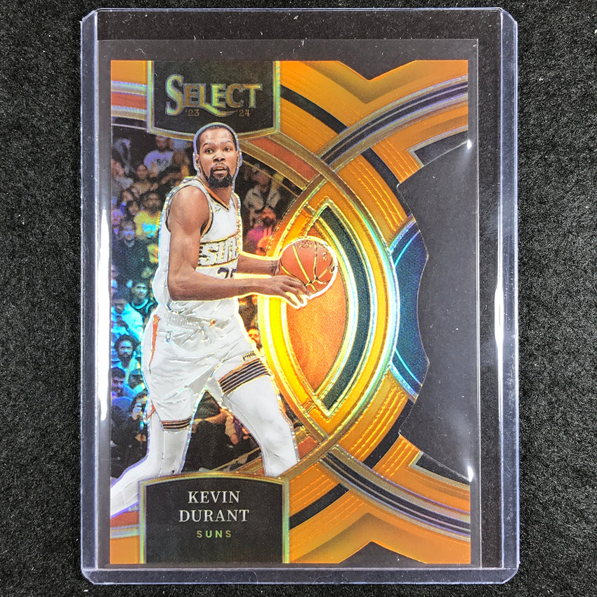 2023-24 Select KEVIN DURANT Premier Level Orange Die-Cut 29/65 No. 199
