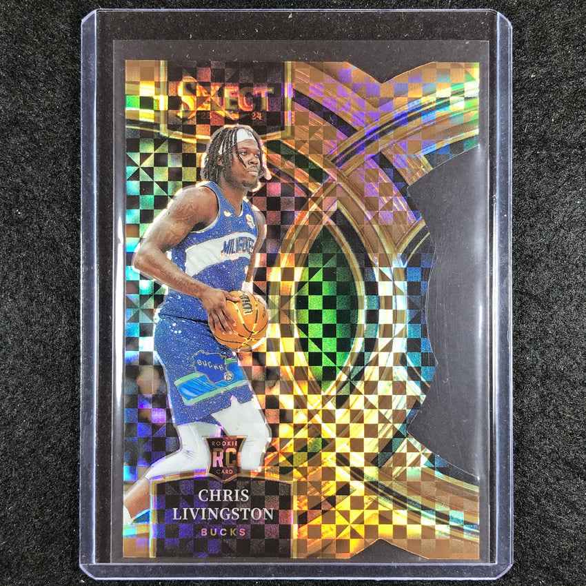 2023-24 Select CHRIS LIVINGSTON Premier Rookie Bronze Checker Die-Cut 30/49