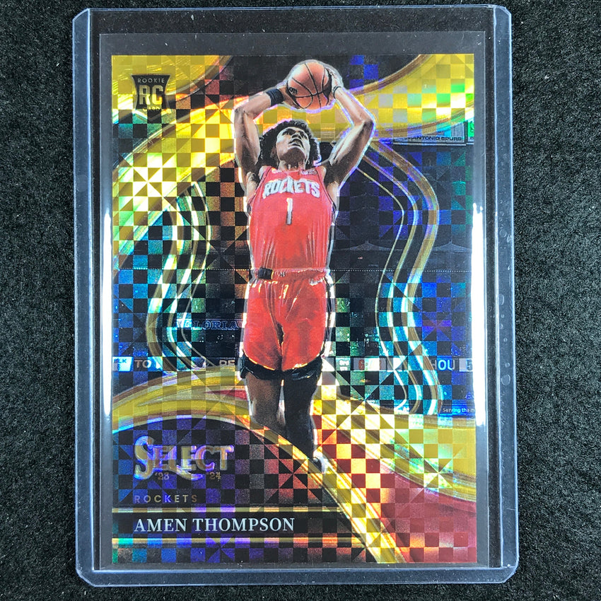 2023-24 Select AMEN THOMPSON Courtside Rookie Gold 9/10