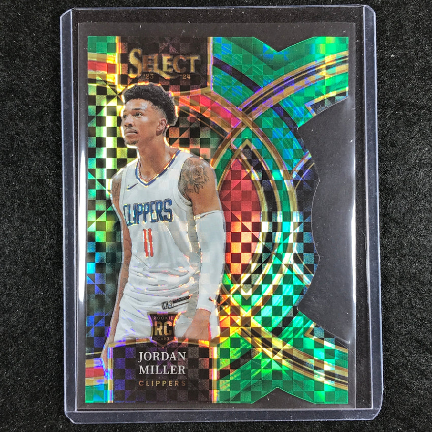 2023-24 Select JORDAN MILLER Premier Level Rookie Green Die-Cut 4/5
