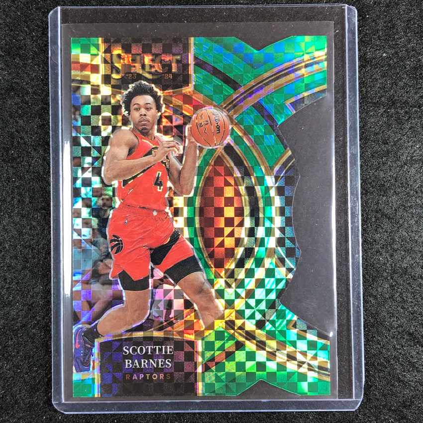 2023-24 Select SCOTTIE BARNES Premier Level Green Die-Cut 3/5