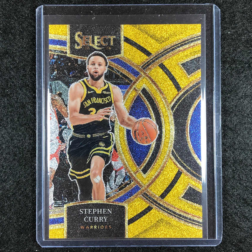 2023-24 Select STEPHEN CURRY Premier Level Glitter Gold SSP #145
