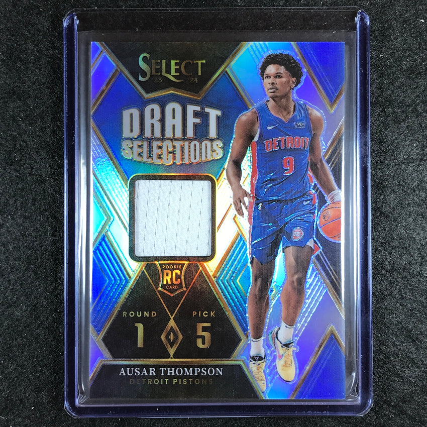 2023-24 Select AUSAR THOMPSON Draft Selections Rookie Jersey Relic No. AT
