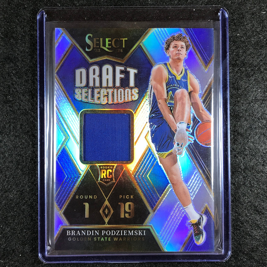 2023-24 Select BRANDIN PODZIEMSKI Draft Selections Rookie Jersey Relic No. BP