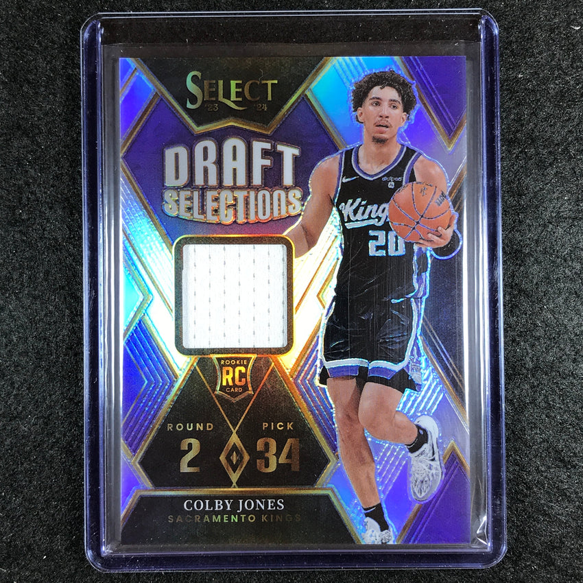 2023-24 Select COLBY JONES Draft Selections Rookie Jersey Relic #CJ
