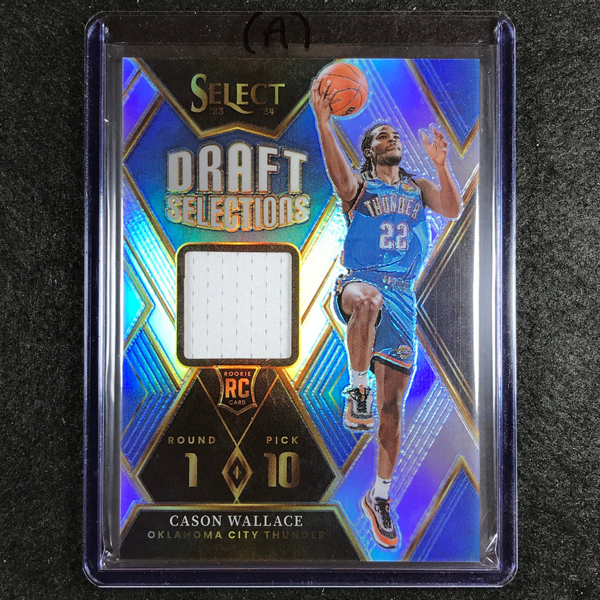 2023-24 Select CASON WALLACE Draft Selections Rookie Jersey Relic #SW (A)