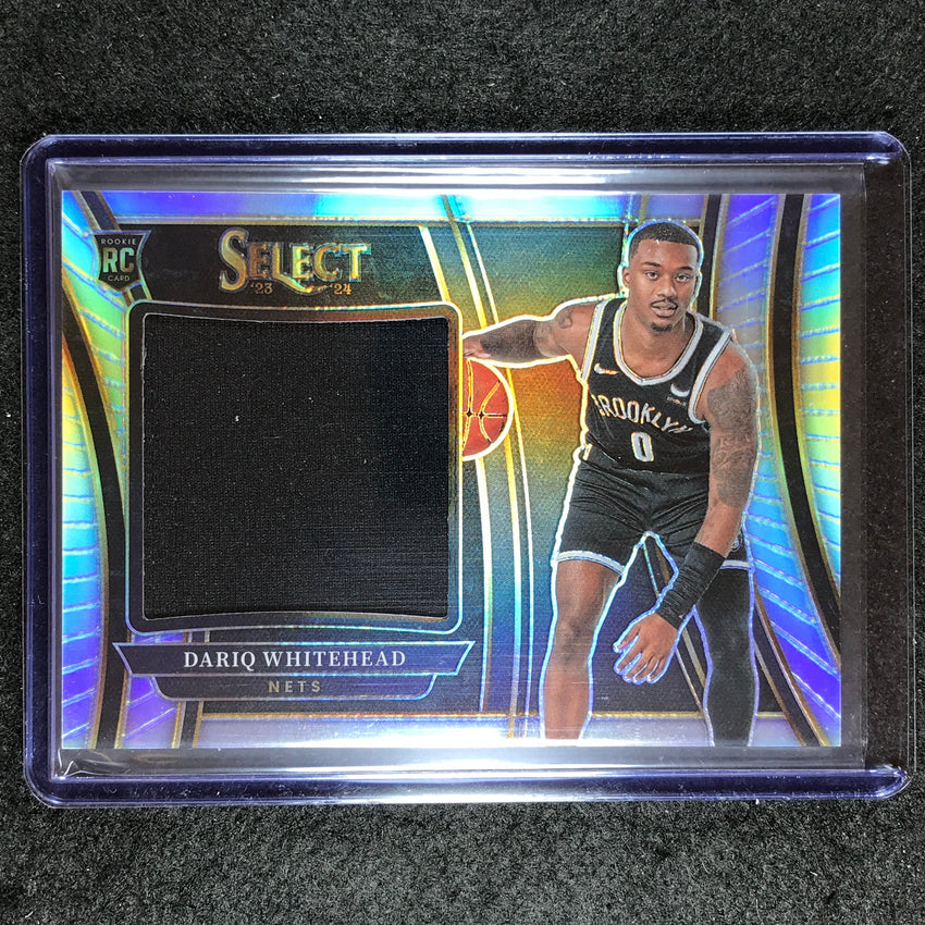 2023-24 Select DARIQ WHITEHEAD Rookie Jumbo Swatches Jersey Relic No. DW