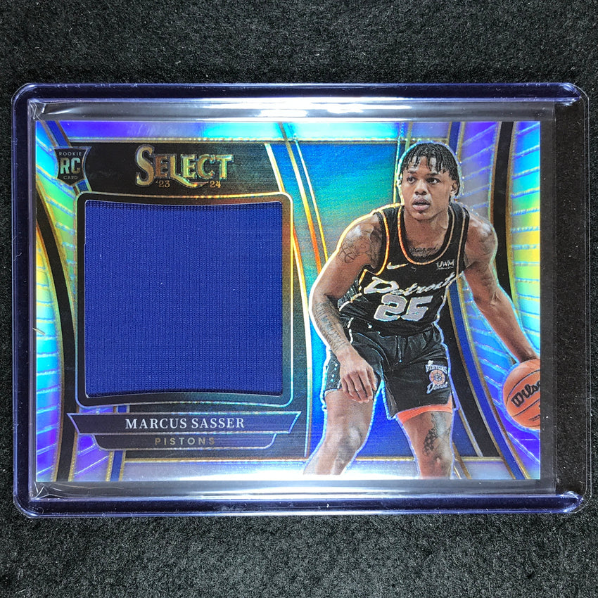 2023-24 Select MARCUS SASSER Rookie Jumbo Swatches Jersey Relic No. SS