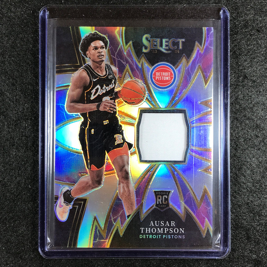 2023-24 Select AUSAR THOMPSON Sparks Rookie Jersey Relic No. AT