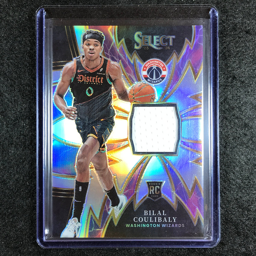 2023-24 Select BILAL COULIBALY Sparks Rookie Jersey Relic No. BC