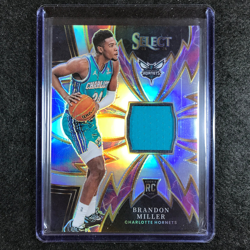 2023-24 Select BRANDON MILLER Sparks Rookie Jersey Relic No. BM