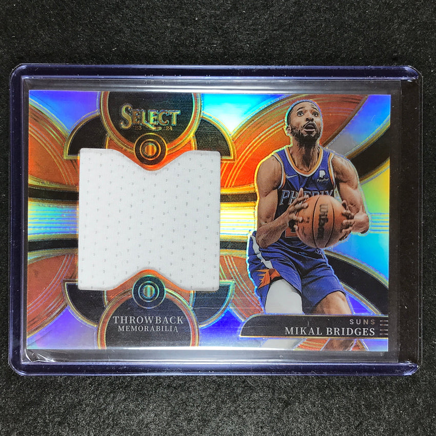 2023-24 Select MIKAL BRIDGES Throwback Memorabilia Jersey Relic #MB