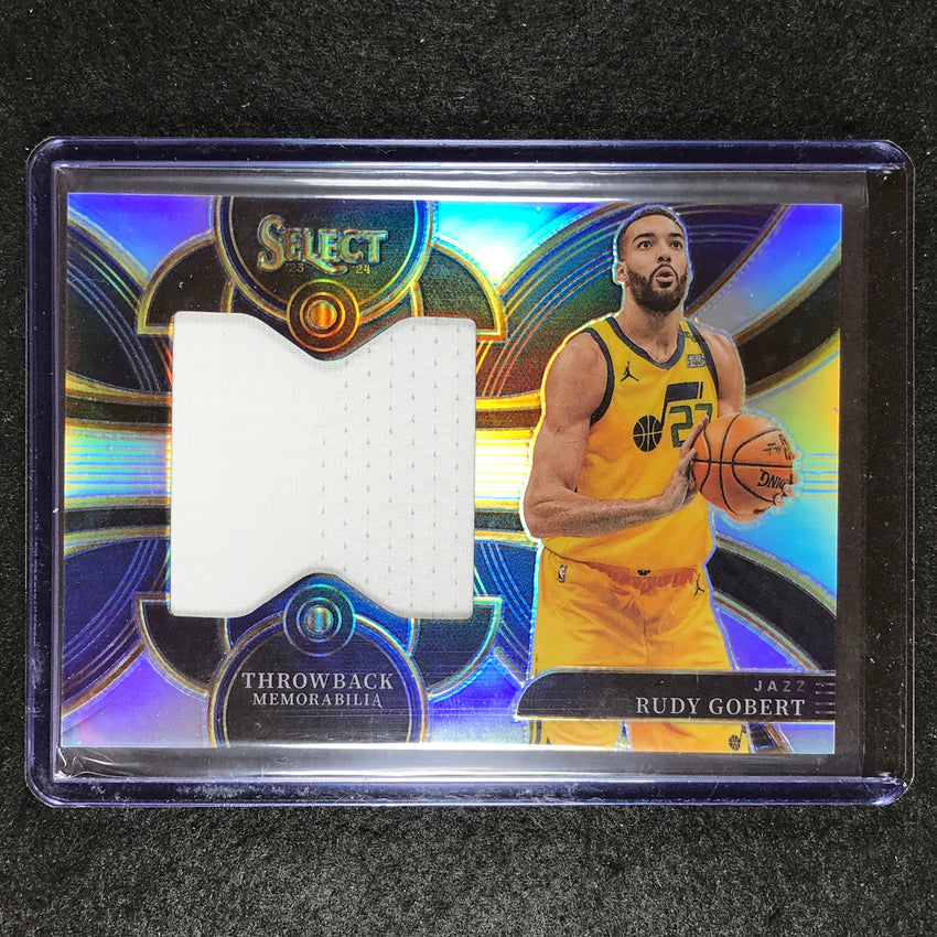 2023-24 Select RUDY GOBERT Throwback Memorabilia Jersey Relic #RG