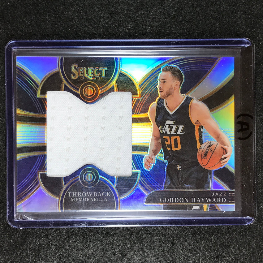 2023-24 Select GORDON HAYWARD Throwback Memorabilia Jersey Relic #GH (A)