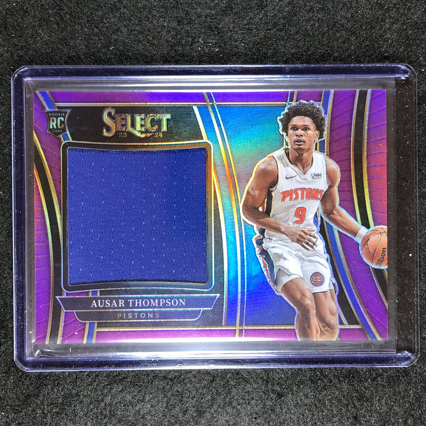 2023-24 Select AUSAR THOMPSON Rookie Jumbo Swatches Jersey Relic Purple 11/99