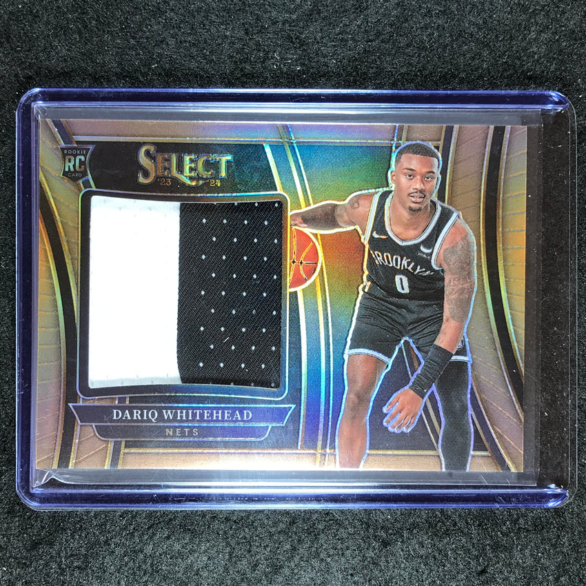 2023-24 Select DARIQ WHITEHEAD Rookie Jumbo Swatches Patch Relic Copper 29/49