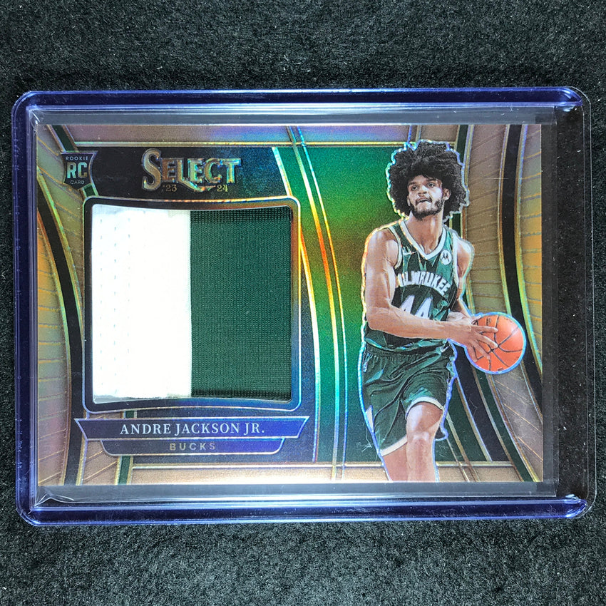 2023-24 Select ANDRE JACKSON JR. Rookie Jumbo Swatches Patch Relic Copper 11/49